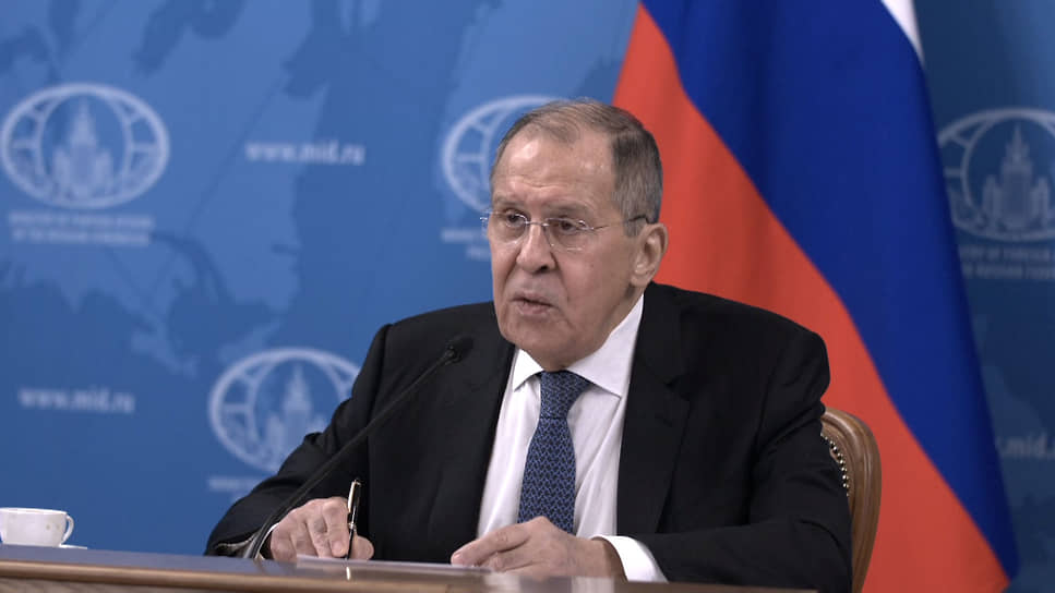 Министр иностранных дел России Сергей Лавров 