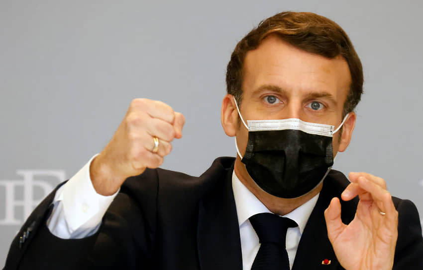 Президент Франции Эмманюэль Макрон