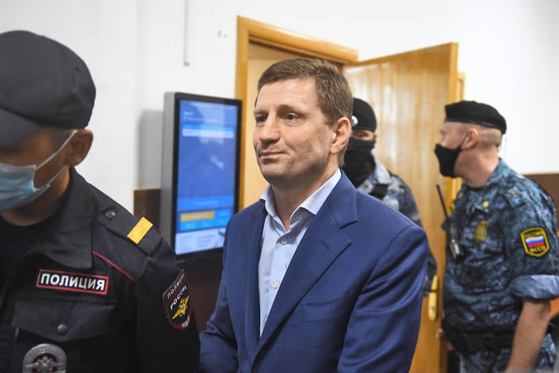 Сергей Фургал после заседания суда в сентябре 2020 года