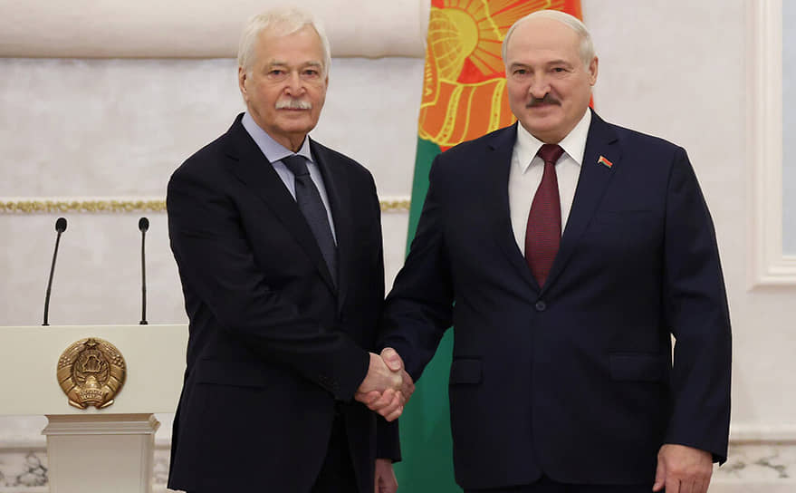 Борис Грызлов и Александр Лукашенко 