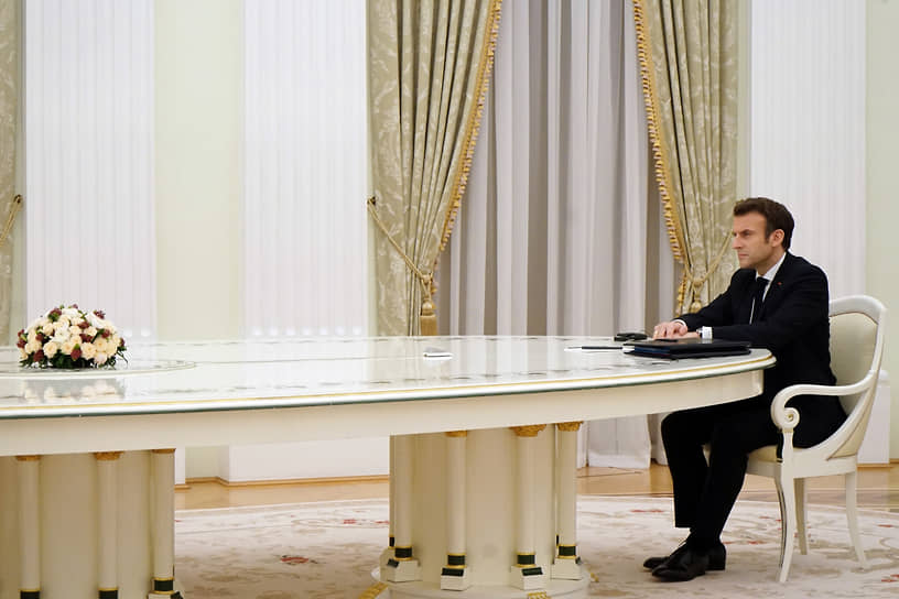 Президент Франции Эмманюэль Макрон 