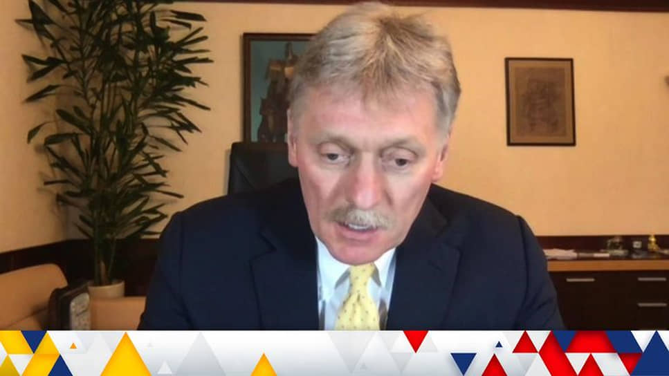 Дмитрий Песков во время интервью телеканалу Sky News 