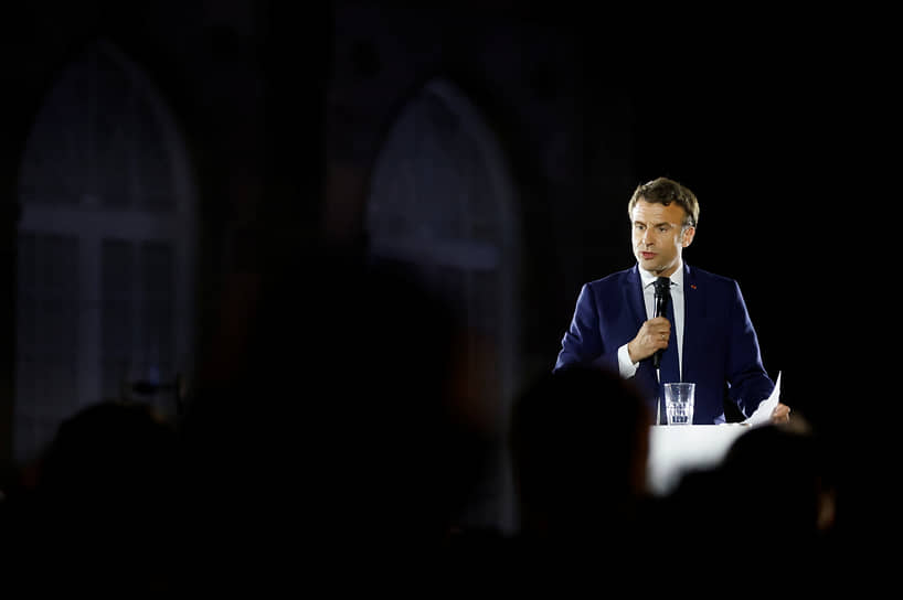 Президент Франции Эмманюэль Макрон 