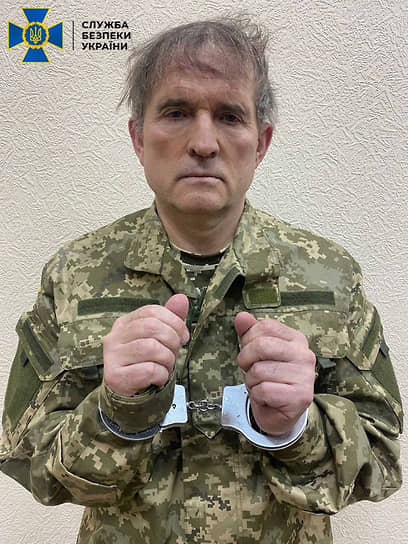Задержанный Виктор Медведчук