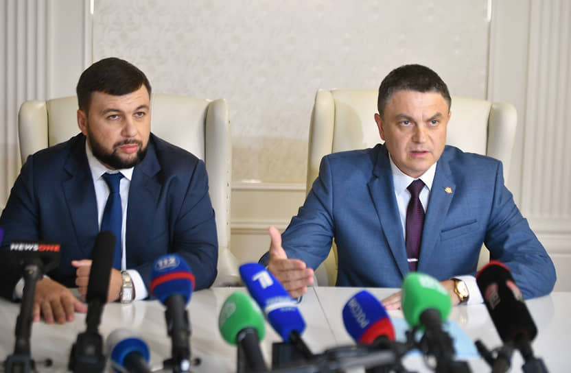 Денис Пушилин и Леонид Пасечник