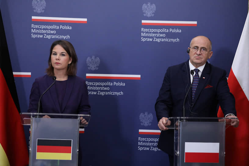 Анналена Бербок и Збигнев Рау