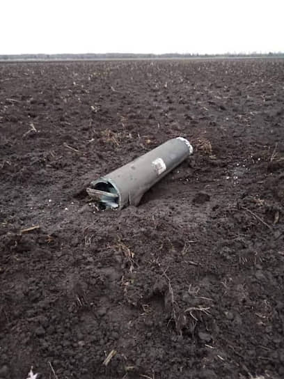 Обломки ракеты С-300 на территории Беларуси 