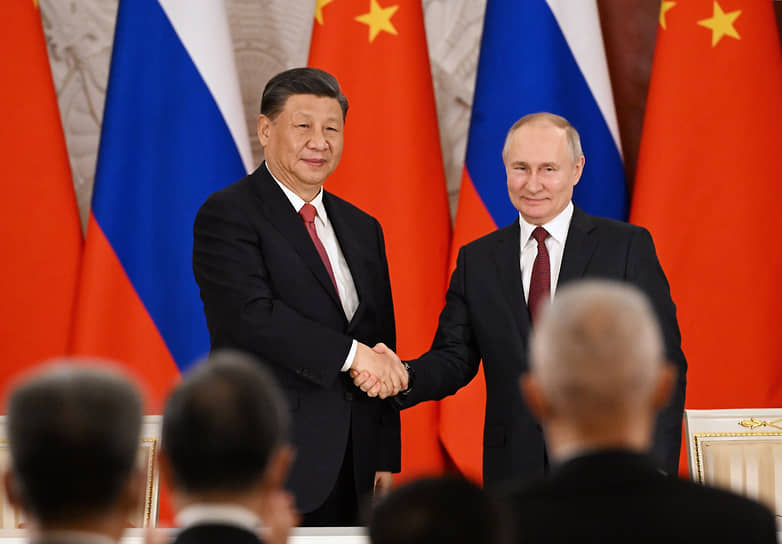 Си Цзиньпин и Владимир Путин 