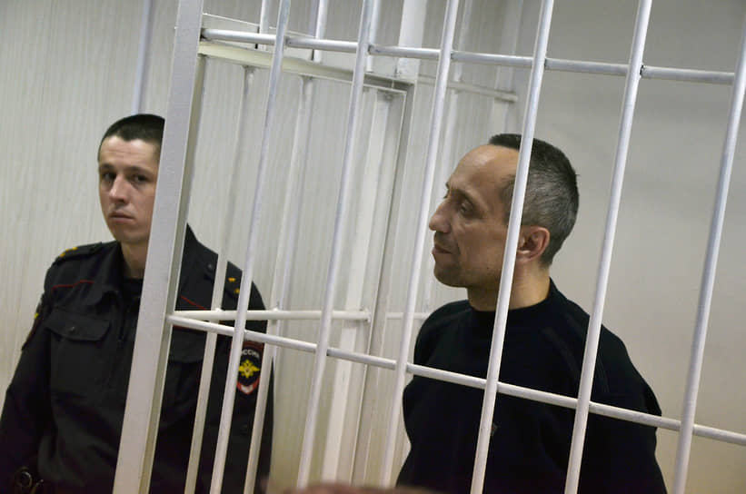 Михаил Попков во время вынесения ему приговора в Иркутском областном суде