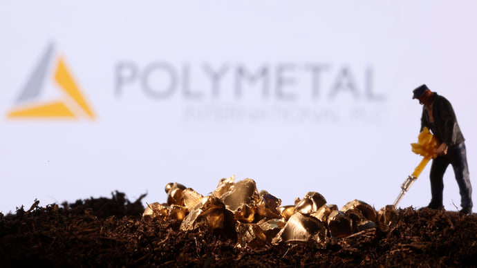 Падение акций Polymetal превышало 15% на фоне предложения провести обмен бумаг