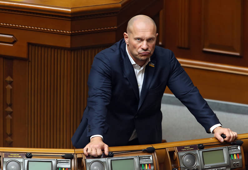 Нардеп Илья Кива на заседании Верховной рады Украины в 2019 году 