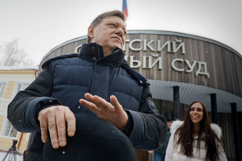 Бывший мэр Томска Иван Кляйн после заседания суда 
