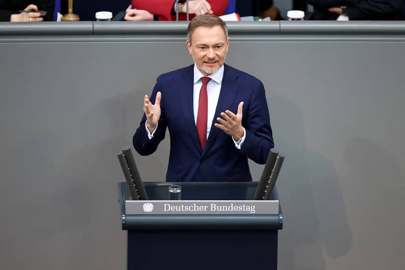 Министр финансов Германии Кристиан Линднер 