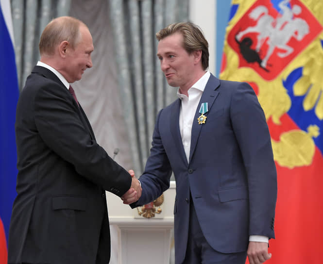 Владимир Путин и Сергей Безруков