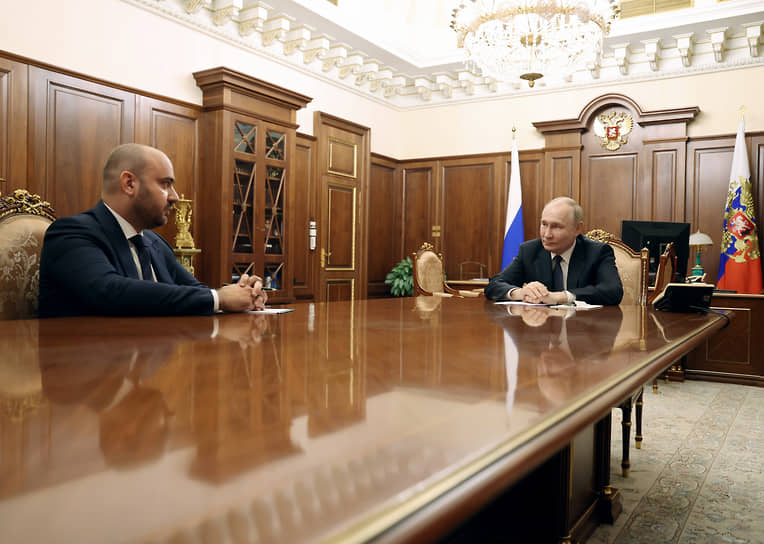 Вячеслав Федорищев и Владимир Путин