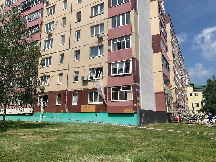 Последствия взрыва в жилом доме в Стерлитамаке 