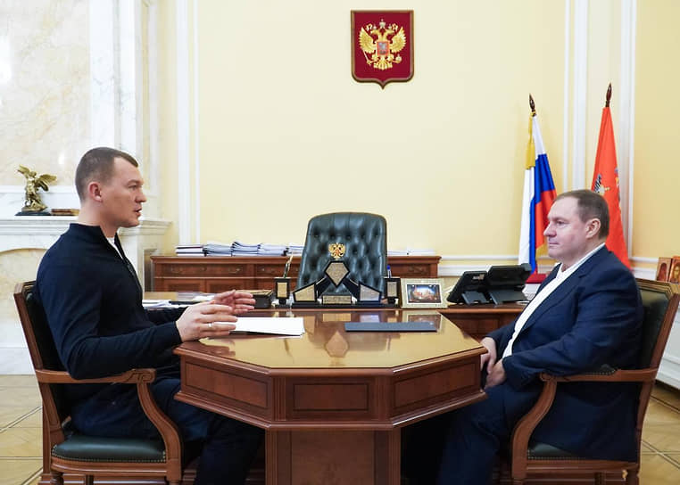 Михаил Дегтярев (слева) и Евгений Архипов 