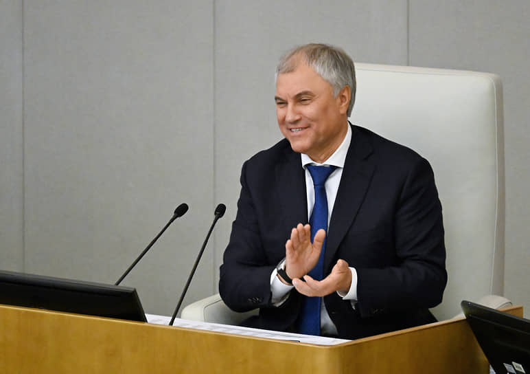 Председатель Госдумы Вячеслав Володин