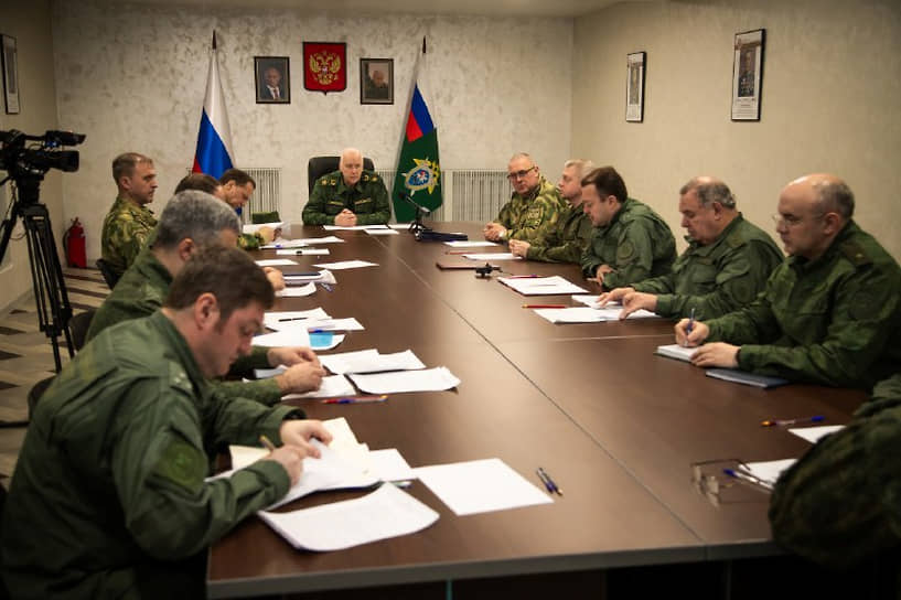 Александр Бастрыкин во время совещания 
