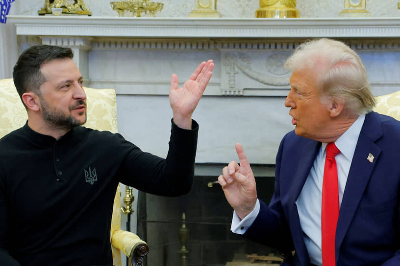 Владимир Зеленский (слева) и Дональд Трамп 