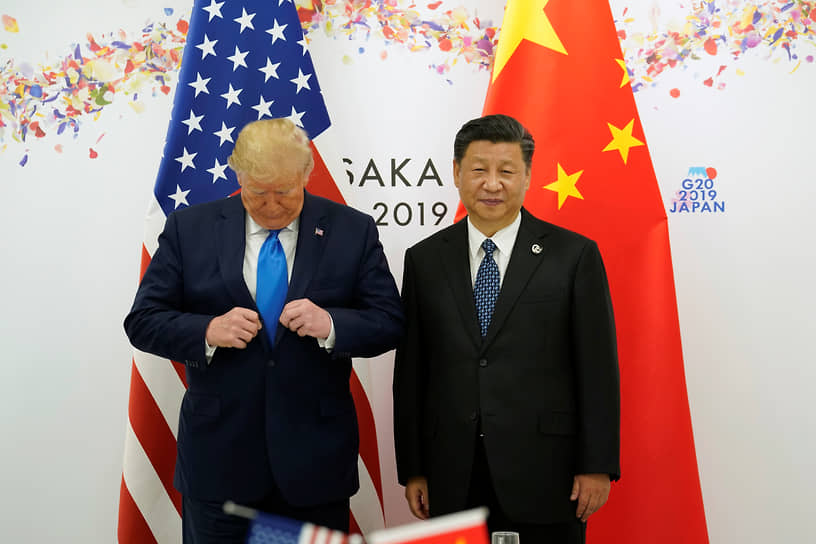Дональд Трамп и Си Цзиньпин 