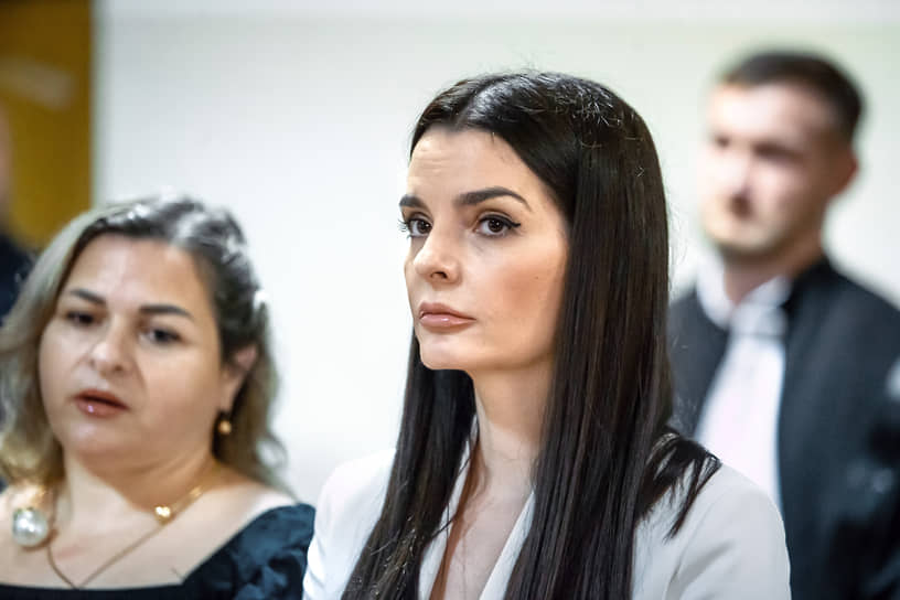 Евгения Гуцул в суде  