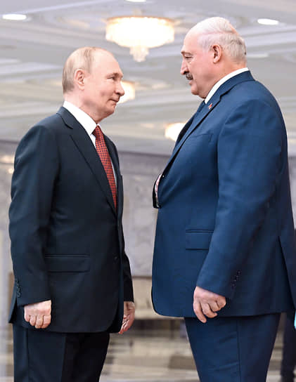 Владимир Путин и Александр Лукашенко