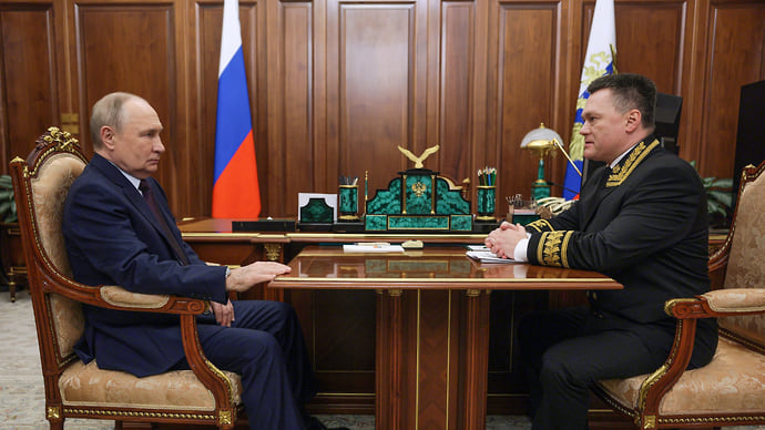 Путин принял в Кремле председателя Верховного суда Краснова