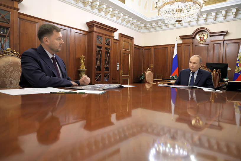 Владимир Путин и Евгений Балицкий в сентябре 2025 года