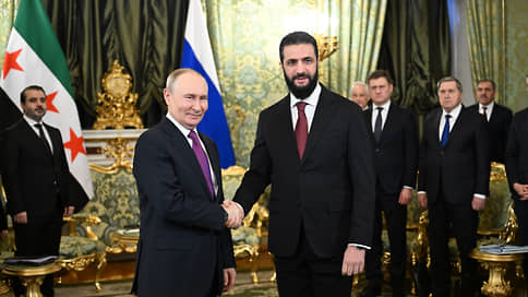 Путин начал переговоры в Кремле с президентом Сирии Аш-Шараа