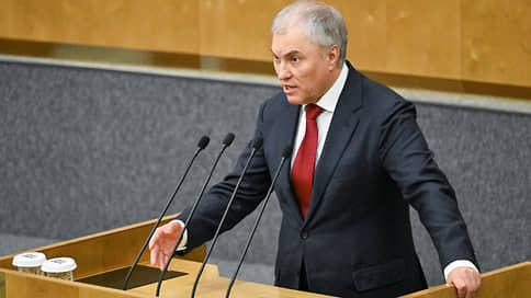 Володин: в Госдуме предлагают использовать в зоне СВО оружие возмездия