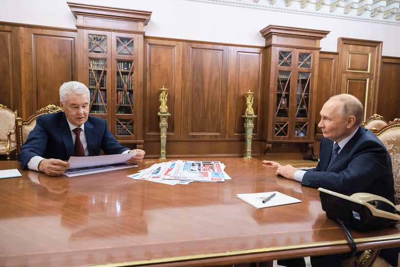 Сергей Собянин и Владимир Путин