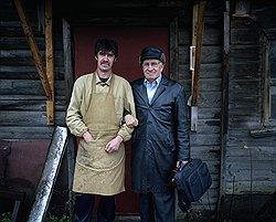 Опиловщик Сергей Мельников с братом