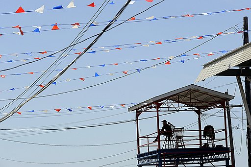 За ходом родео всегда следят охранники, но, впрочем, работы для них остается все меньше. Быки оказались хорошими воспитателями: если ранее ни один год не обходился без стычек с охраной, то сегодня эта тюрьма стала самой спокойной в США