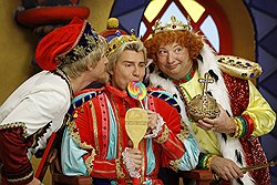 Николай Басков и Юрий Гальцев в мюзикле «Морозко»