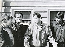 20 лет назад. Опер Вышенков с героями будущей книги  
