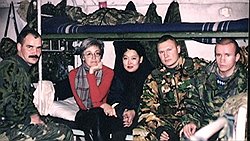 Анну Политковскую снимали для фильма на протяжении многих лет — с начала 90-х