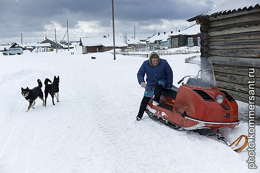 В здешних краях в ходу все виды санного транспорта