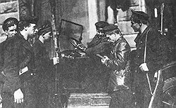 Патруль ВЧК в поисках Пантелеева и его бригады  
