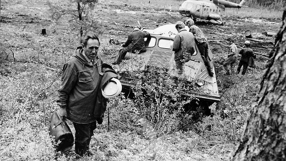 Изыскания на таежной трассе, 1970 год  