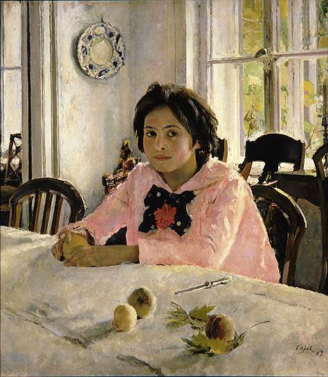 "Девочка с персиками". 1887 год