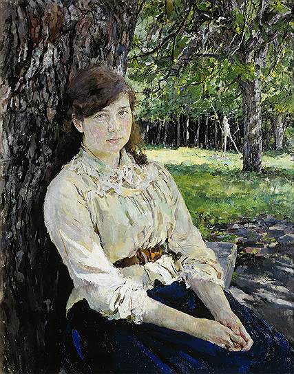 "Девушка, освещенная солнцем". Портрет М.Я. Симонович. 1888 год