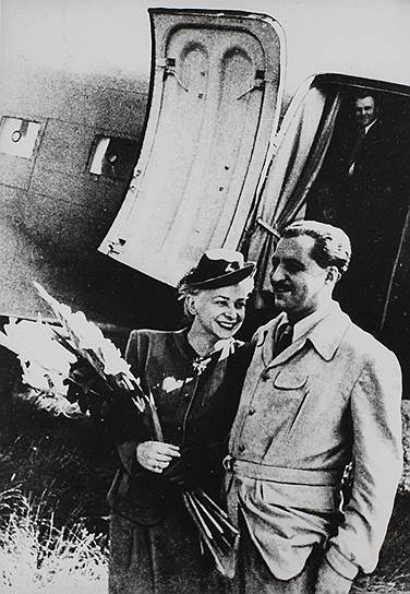 Валентина Серова и Константин Симонов  