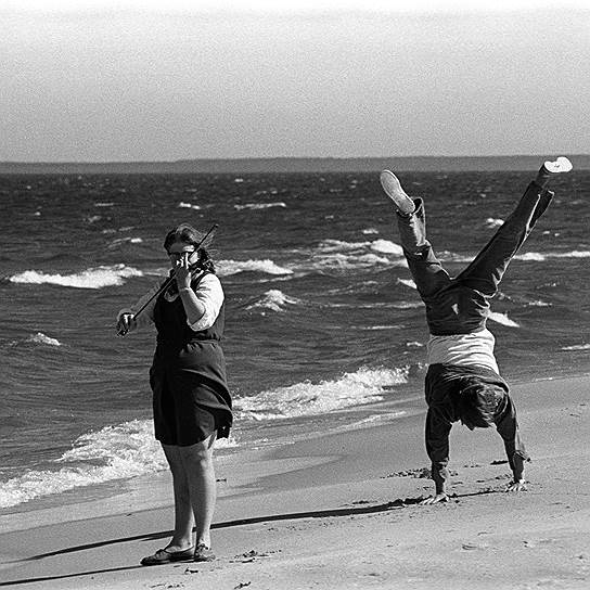 На взморье. Эстонский курорт Пярну. 1979 год