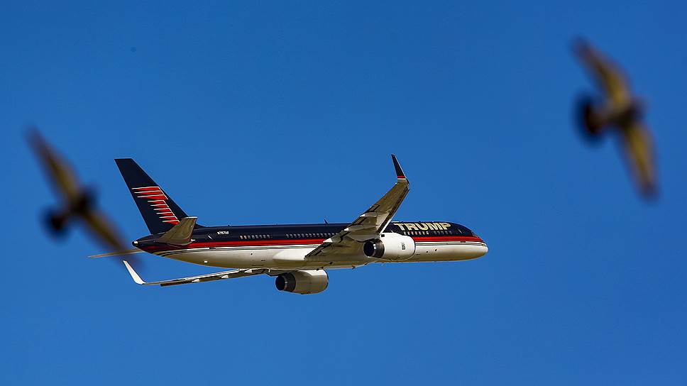 Boeing-757-2J4ER, на котором летает Трамп с 2011 года, переоборудован в воздушное судно для перевозки 43 пассажиров вместо 240 по штату   
