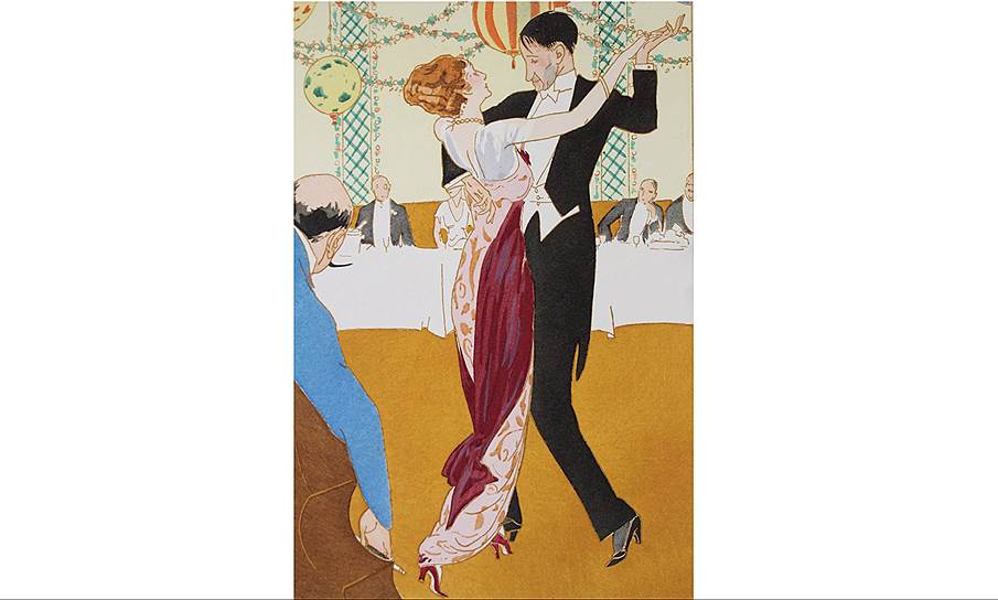 Людвиг Стримпл (1880 - 1937) "Платье для танго Редферна". Франция, Париж. 1914 г.