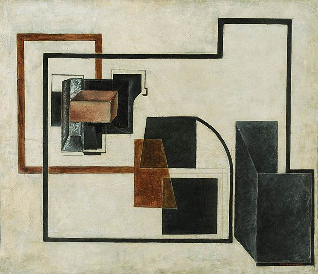 Валентин Юстицкий. «Станковая живописная конструкция». 1921