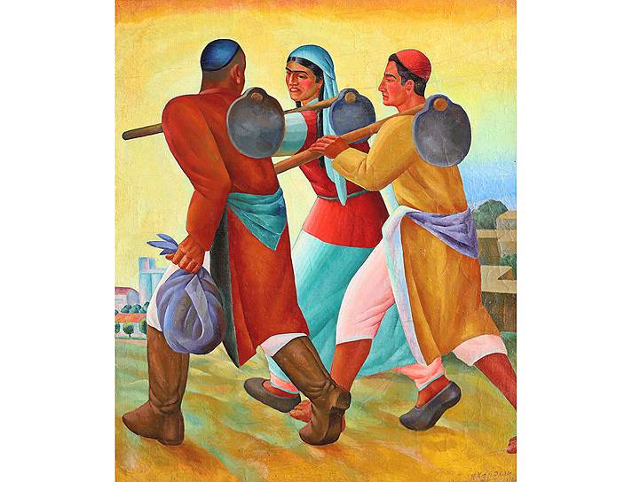 Николай Карахан. «Выход на работу». 1934 