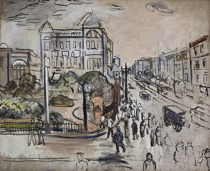 Алексей Моргунов. «Театральная площадь». 1931  