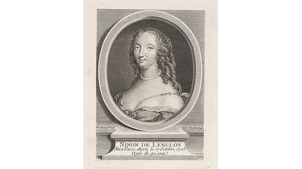 Портрет Нинон де Ланкло. Ок. 1737-1739